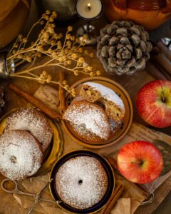 Apfel-Zimt Küchlein Desserts vegan